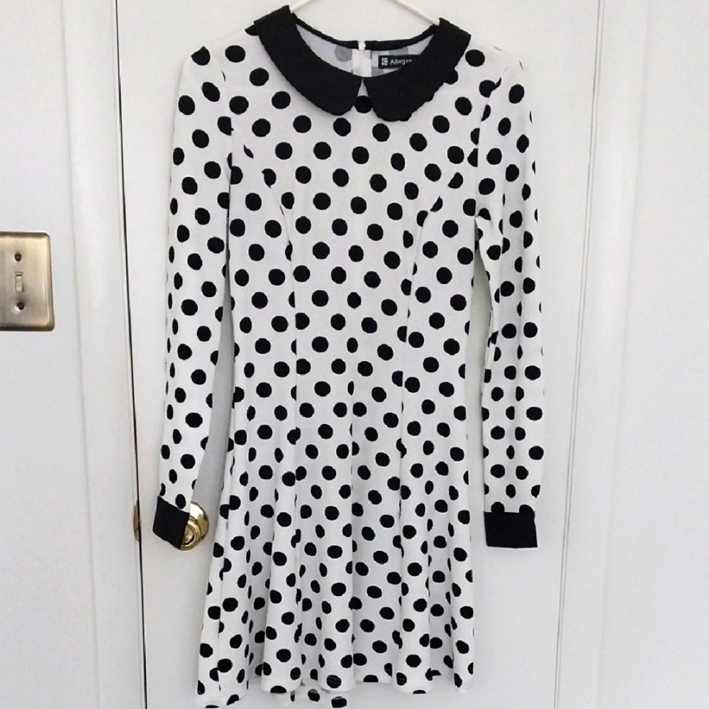 Black and White Polka Dot Dress
